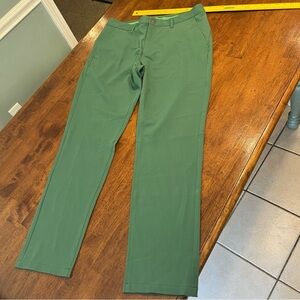 Bonobos Golf Men's Green Pants size 35/32 Slim